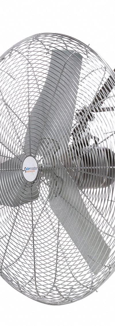 AIRMASTER FAN Mounted Fan: 30 in Blade Dia - Standard Industrial Wall-Mount Fans