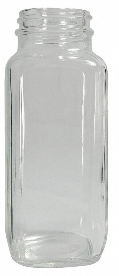 QORPAK Mixing/Storage/Sampling Bottle: 30 mL, 24-400, No Closure, No Closure, Colorless - Rectangular Glass Lab Bottles