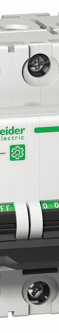 SCHNEIDER IEC Supplementary Protector: 50 A Amps, 10kA at 240V AC, Screw Clamp, C60SP (MPN M9F22350). Key specifications — Terminal Connection: Screw Clamp; Series: C60SP; AC Voltage Rating: 240/415/440V AC; DC Voltage Rating: Not Rated; Max. AIR Rating: 10kA at 240V AC; Brand: SCHNEIDER.