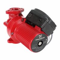 Circulating Pump: 3/4 hp HP, 115/230V AC, Cast Iron, 1, 23 ft Max. Head, 8 9/16 in Face to Face (MPN 96439644). Key specifications — Nameplate Voltage: 115/230V AC; Connection Type: Flange; Brand: GRUNDFOS; Includes Volute: Volute Included; Efficiency: Standard Efficiency; System Type: Potable Water.