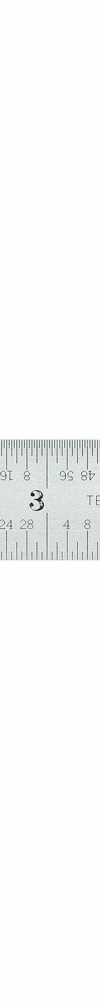 STARRETT Steel Rule, Semi-Flexible: C304SRE-6, 6 in, 0.02 in Thick, 1/64 in, Chrome, Black, Satin. Key specifications — attr939978: 1/64 in; attr934745: STARRETT; attr944509: Chrome; attr939993: Decimal; attr986193: Etched.