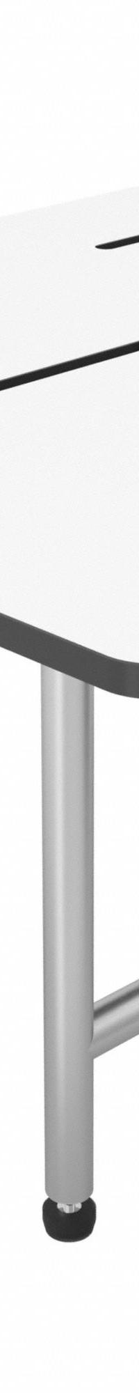 WINGITS Shower Bench: Phenolic/Stainless Steel, 28 in Max. Seat Wd, 800 lb Wt Capacity (MPN WSLX280225PWREV)