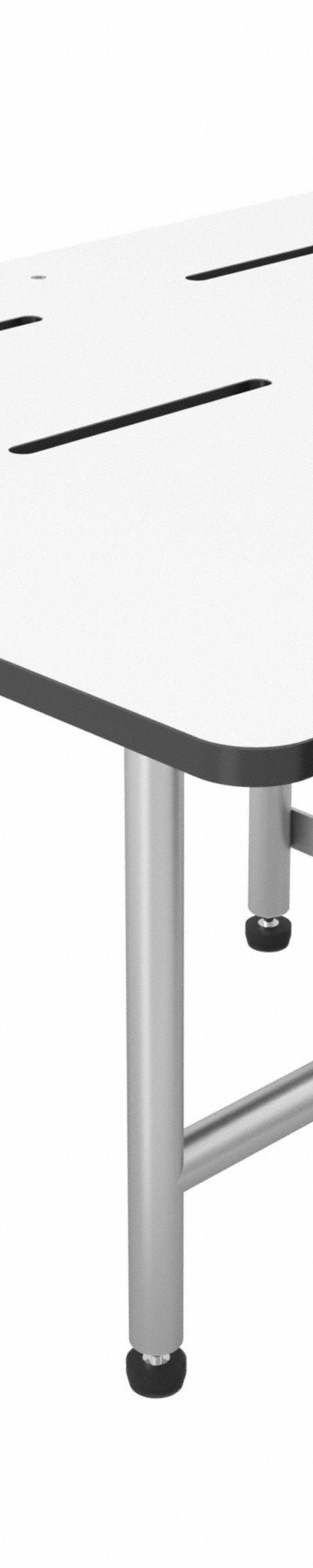 WINGITS Shower Bench: Phenolic/Stainless Steel - Shower Benches & Seats