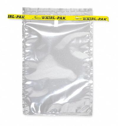 WHIRL-PAK Sampling Bag: Std, Sterile, 24 fl oz Capacity - oz, 710 mL Capacity - mL - Standard Sterilized Bags