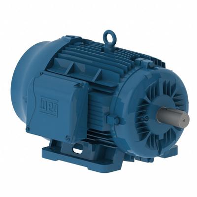WEG General Purpose Motor: Rigid Base Mount, Totally Enclosed Fan Cooled, 25 hp - Rigid Base 3-Phase General Purpose AC Motors