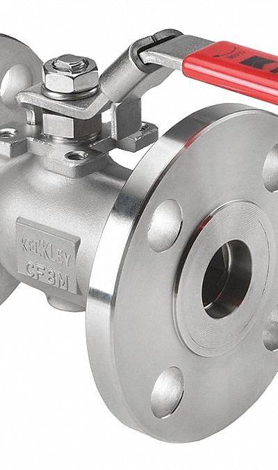 KECKLEY Manual Two-Way Ball Valve: 1/2 in - Stainless Steel Ball Valves