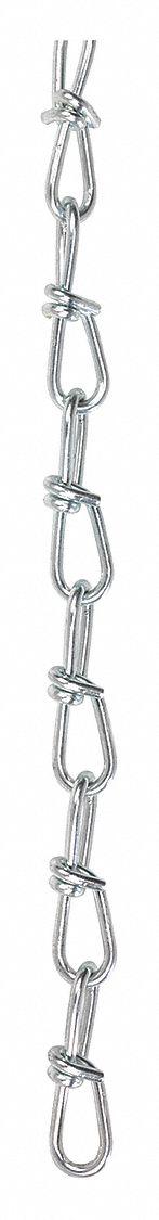 PEERLESS Double Loop Chain: 3 in Chain Trade Size, Carbon Steel, 90 lb Working Load Limit, Weldless (MPN 7010332). Key specifications — Brand: PEERLESS; Item Trade Size: 3.