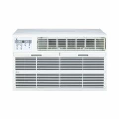 PERFECT AIRE Through-the-Wall Air Conditioner: 400 sq ft – 450 sq ft, 208/230V AC, 10,000 BtuH (MPN 7PATW10002). Key specifications — Brand: PERFECT AIRE; Voltage: 208/230V AC; CEER Rating: 9.6; NEMA Plug Configuration: 6-20P; Special Features_Broad: Remote Control.