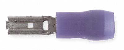 STA-KON Wire Disconnect: Female Socket, Blue, Nylon, Partial Coverage - Partially Insulated Quick Disconnects