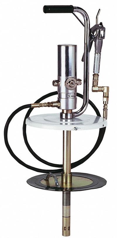 LIQUIDYNAMICS INC. Air Drum Pump: 60:1, 48 oz/min Max. Flow Rate, 150°F Max. Fluid Temp. - Grease Dispensing Piston Drum Pumps