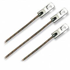 OMEGA Temperature Probes and Components-New: 900°F /0°C to 480°C, Type K, For Air Media Type, Bolt (MPN WTK-6-60). Key specifications — Brand: OMEGA; Cable Material: Fiberglass Insulation; Cable Length: 60 in; Process Mounting Connection: Bolt; Maximum Wire Gauge: 20 AWG.