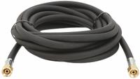 Gas Hose: 1/4 in Hose Inside Dia., Black, FLH x FLH, 25 ft Hose Lg, FLH x FLH (MPN 1525IS). Key specifications — Hose Color: Black; Fitting Type: FLH x FLH; Brand: SIEVERT.