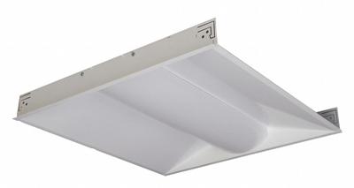 LUMINATION Recessed Troffer: 2 ft Lg, 2 ft Wd, 4,000 lm, 3500K, 37 W, 120 to 277V AC - 2 ft. x 2 ft. LED Center-Basket Troffers