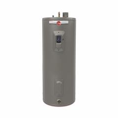 RHEEM Electric Water Heater: 240V, 40 gal, 5 kW, Single Phase, 48.4 in Ht, 25 gph @ 90°F Rise (MPN PROPE40 M2 RH93 CS / 701376). Key specifications — Phase: Single; Brand: RHEEM; Maximum Recovery Flow Rate: 25 gph @ 90°F Rise.