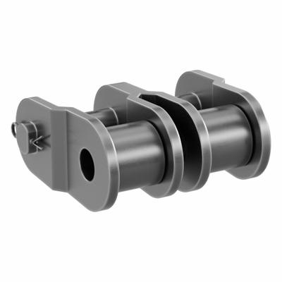 TRITAN Roller Attachment Link: Offset, Double Strand, 10B, 5/8 in Pitch - Offset Links for British Standard Chains
