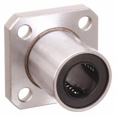 NB Linear Square Flange Mount Bearing: Single, SWK, 1/2 in ID, 1.75 in Flange Wd (MPN SWK8GUU). Key specifications — Material: Resin.