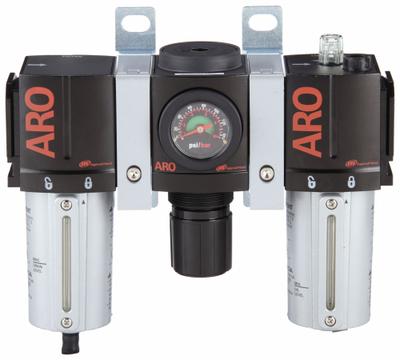 ARO Filter/Regulator/Lubricator: 3/4 in NPT, 171 cfm, 250 psi Max Op Pressure - ARO Filter, Regulator & Lubricators (FRLs)