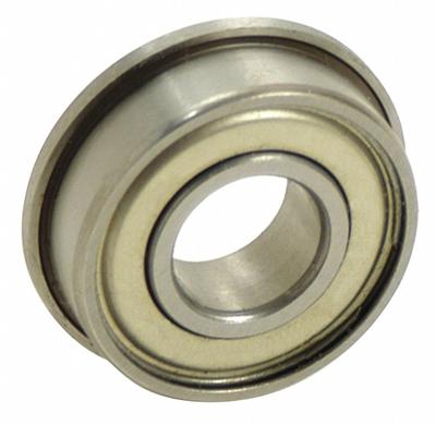 TRITAN Miniature Ball Bearing: 188, 1/4 in Bore, 0.547 in Flange Dia, Dbl Shield - Corrosion-Resistant Flanged Ball Bearings