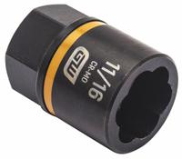 GEARWRENCH Bolt Extractor: 11/16 in Socket Size, 7-Point, Std, Black Oxide, Not Tether Capable (MPN 84775). Key specifications — attr1204113: Standard; attr1204115: GEARWRENCH; attr1204121: 11/16 in; attr1204116: Not Tether Capable; attr1204118: Black Oxide.