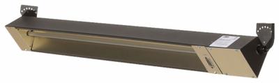FOSTORIA Outdoor/Indoor Quartz Infrared Heater, Brown, 3000W 208V: 3000W Watt Output - Indoor/Outdoor Suspended Infrared Radiant Electric Ceiling Heaters