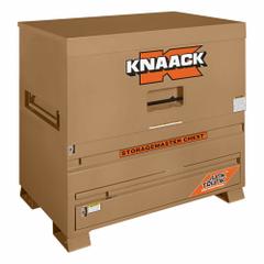 KNAACK Piano-Style Jobsite Box: 48 in W x 30 in D x 49 in H, 36.2 cu ft, Tan (MPN 79-D-KL). Key specifications — attr1116233: Tan; attr1116253: KNAACK; attr1222022: Includes Proprietary Recessed Padlock.