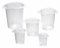 APPROVED VENDOR Beaker Set: Low Form, Printed Graduation, Polypropylene, Non-Sterile (MPN BTCST30). Key specifications — Graduation Style: Printed; Body Color: White; Brand: APPROVED VENDOR; Product Type: Beaker Set; Includes Graduations: Yes; Beaker Type: Low Form.