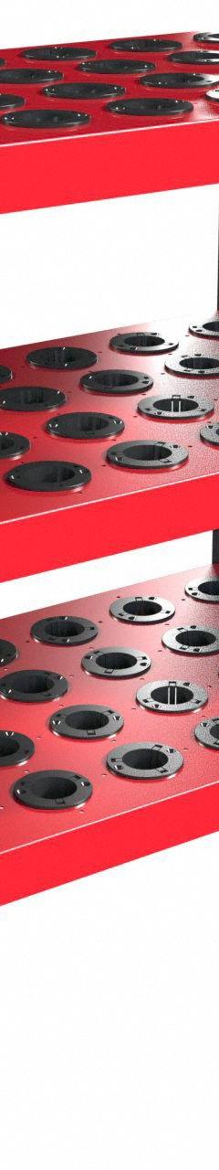 HUOT CNC ToolTower: For BT40/CAT40/NMTB40 Taper, 72 Compartments (MPN 13840). Key specifications — attr1032828: HUOT; attr1036351: 13840.