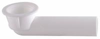 APPROVED VENDOR Waste and Overflow Shoe: Plastic, Slip (MPN 35239). Key specifications — Color: White; Connection Type: Slip; Material: Plastic.