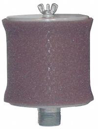 SOLBERG Filter Silencer: 1 1/4 in (M)NPT Inlet Size, 60 cfm, 6.62 in Overall Ht, 4.5 in Outside Dia (MPN FT-19P-125). Key specifications — attr60071: FT-19P-125; attr60074: SOLBERG.