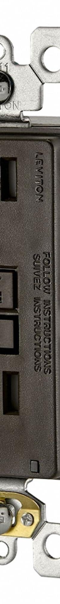 LEVITON Receptacle: Decorator Duplex, 5-20, Brown, 125V AC, 20 A, 2 Pole / 3 Wire (MPN AFTR2)