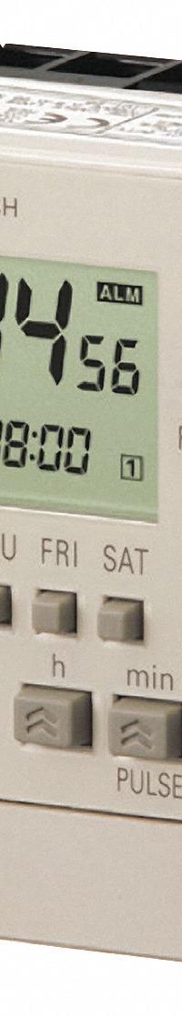 OMRON Electronic Timer: 7 day, SPST-NO, 100-240V AC, 40 Events Available, Digital (MPN H5S-WB2). Key specifications — Astronomic Functionality: Not Astronomic; Brand: OMRON.