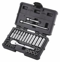 WESTWARD Socket Wrench Set: 1/4 in Drive, 27 Piece, 12-Point, Metric, 3.5 mm to 12 mm (MPN 53PN24). Key specifications — attr1224269: 1/4 in; attr1204638: Drive Tools Included; attr1204650: 3.5 mm to 12 mm; attr1204673: Socket Bits Not Included; attr1204681: Wrenches Not Included; attr1204688: WESTWARD; attr1206170: Drive Tools.