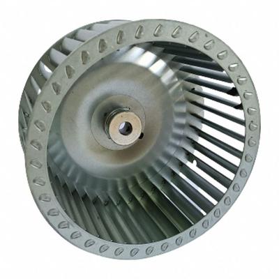 Dayton Blower Wheel: Forward-Curved, 8 1/4 in Dia, 4 in W, CW Hub End, Steel Wheel - Single-Inlet Forward-Curved Blower Wheels