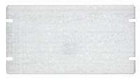 RACO Electrical Box Cover: 3 Gangs, Blank, For Rectangular Box Shape, Steel, 4 1/2 in Overall Lg (MPN 845). Key specifications — Brand: RACO; For Box Shape: Rectangular; Material: Steel; Cover Design: Blank.