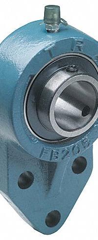 TRITAN 3 Bolt Flange Bearing: Radial Ball, 3/4 in Bore, Cast Iron, Set Screws, 4 1/4 in Lg (MPN UCFB204-12A). Key specifications — Bore Type: Cylindrical; Brand: TRITAN; Lubricant Material: NLGI #2 Equivalent; Mounting Bolt Size: 1/4 in; System of Measurement: Inch.
