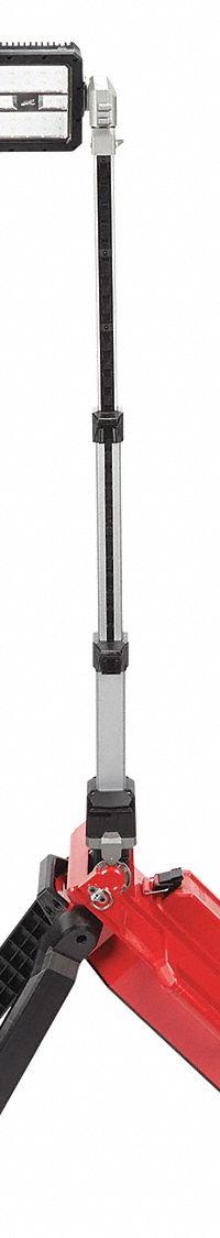 MILWAUKEE Tripod Light: M18™, Tripod Light, 5,400 lm Max., 3 Modes, 60 1/2 in Max. Ht, 18V DC (MPN 2120-20). Key specifications — attr1291275: Tool Only.