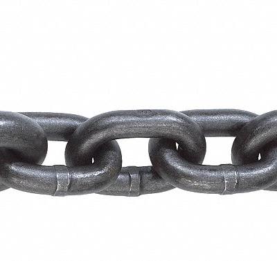PEERLESS Straight Chain: 1 in Trade Size - Extra-High-Strength Grade-80 Load-Securing Chains