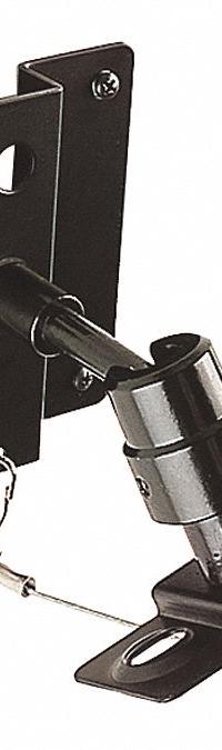 VIDEO MOUNT PRODUCTS Speaker Mount: Max. 10 lb, Fixed, 180° Swivel, 180° Down, Powder Coated, 1 PR (MPN SP001). Key specifications — Manufacturer Part Number: SP001; Finish: Powder Coated; Includes Mounting Hardware: Yes; Material: Steel; Brand: VIDEO MOUNT PRODUCTS; Color: Black.