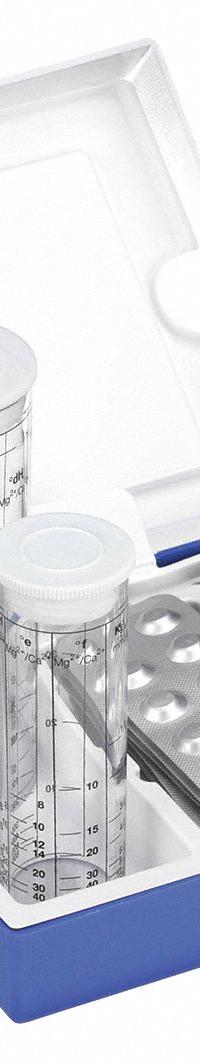 LOVIBOND Alkalinity-M Water Test Kit: Alkalinity, 10 to 500 mg/L, 10 mg/L, 30 Tests, 5 Pieces (MPN 414130). Key specifications — Includes: Sample Bottle; Range: 10 to 500 mg/L; Sensitivity: 10 mg/L; Test Parameters: Alkalinity.