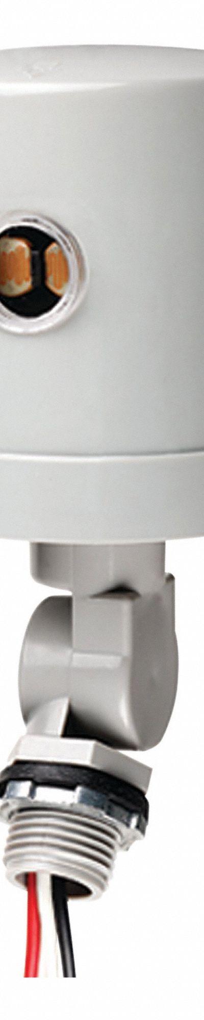 INTERMATIC Photocontrol: Thread Stem Photocell Mounting - Adjustable Stem-Mounted Photocells with Swivel Arms