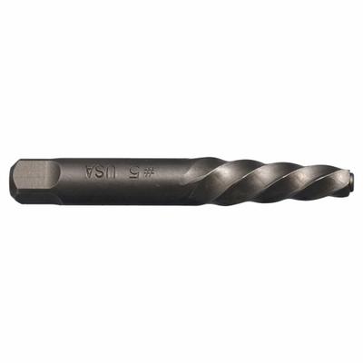 CLEVELAND Screw Extractor: Spiral Flute, Size #5 - Spiral-Flute Extractors