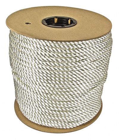 APPROVED VENDOR General Purpose Utility Rope: Twisted, 1/2 in Dia - Shock-Absorbing Rope