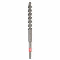 MILWAUKEE Auger Drill Bit: 13/16 in Drill Bit Size, 12 in Overall Lg, Hex Shank, Pole Auger Auger (MPN 48-13-7707). Key specifications — attr255259: Pole Auger; attr255260: Carbide Tipped; attr255261: Bright (Uncoated); attr277197: MILWAUKEE.