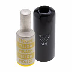 POLARIS Compression Pin Terminal: 750 kcmil Pin Size, Offset Pin Orientation (MPN PTO-750). Key specifications — Brand: POLARIS; For Conductor Material: Copper.