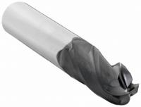 OSG Ball End Mill: Carbide, TiAlN Coated, 4 Flute, 11/64" Mill Dia, 9/16" LOC, 2" OAL (MPN 404-1719-BN11)