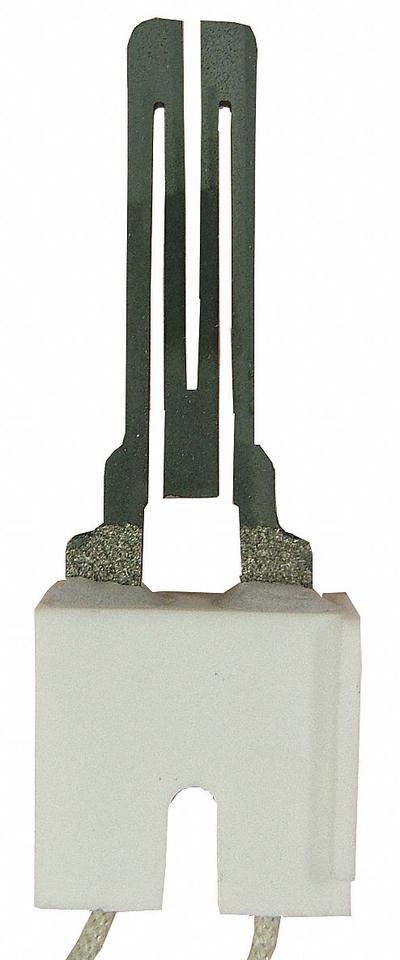 Supco Hot Surface Igniter: OEM, Silicon Carbide, 24 in Lead Lg, 120V AC, Hardwired - Direct OEM Replacement Hot Surface Ignitors