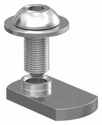 Bolt Assembly: 5/16" -18 Size, 5/8 in Thread Lg, Button Head Socket Cap, For 0.4 in Slot Wd, 6 PK (MPN 3620-6). Key specifications — Fastener Type: T-Nut; Fastener Head Type: Button Head Socket Cap; Material: Stainless Steel; Finish: Unfinished; T-Slot Fastener Type: Bolt Assembly; Threaded Hole Location: Single Offset; Compatible Series: 80/20 15 Series; System of Measurement: Inch.