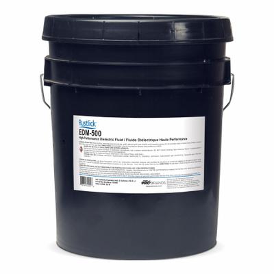 RUSTLICK Electrical Discharge Machining Fluid: EDM-500, 5 gal - Electrical-Discharge Machining Fluids