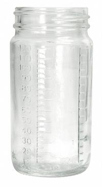 APPROVED VENDOR Mixing/Storage/Sampling Bottle: 240 mL, 58-400, Colorless, 24 Bottles (MPN GLA-00847). Key specifications — Brand: APPROVED VENDOR; Graduated: Yes; Pre-Cleaned: None; Body Color: Colorless; Screw Closure Size: 58-400.
