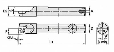 WIDIA Indexable Boring Bar: CSBI16518757R (MPN 2832371) - Indexable Boring Bars